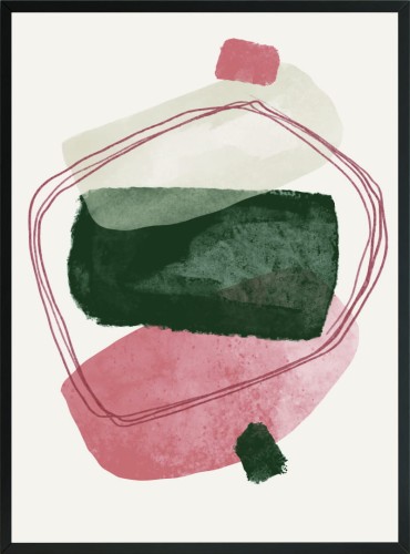 PLAKAT POSTER DEKORACYJNY KOLORY WZÓR MINIMALIZM