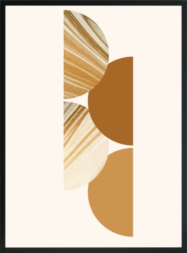 MINIMALISTYCZNY PLAKAT ŚCIENNY PÓŁKOLA 