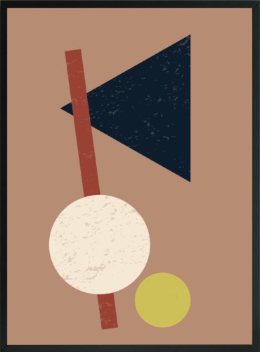 MINIMALISTYCZNA GEOMETRIA PLAKAT OBRAZ ŚCIENNY