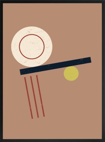 OBRAZ PLAKAT DO BIURA MINIMALIZM GEOMETRIA