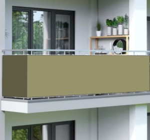 Osłona balkonowa na wymiar  piaskowy