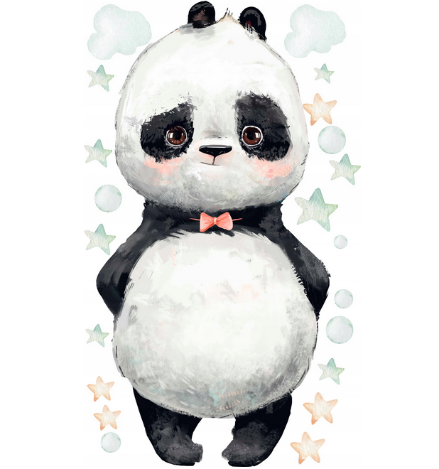 naklejki panda miś pastelowy dla dzieci ścienna.png