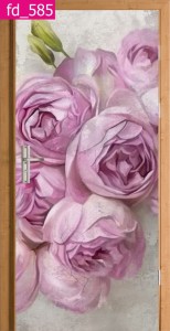 Piwonie peonie KWIATY naklejka okleina na drzwi