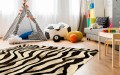 MATA PODŁOGOWA WINYLOWA do salonu do pokoju ZEBRA