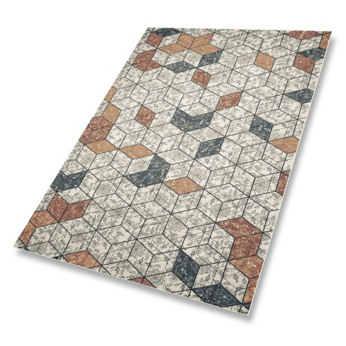 MOZAIKA KAFLE KWIAT dywan mata z winylu na taras