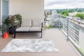 MATA DYWAN do pokoju liście palmy 3D szare patio