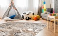starodawne kafle wzór beżowy dywan winyl na taras