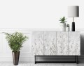 Okleina na meble laminowana beton kwiaty