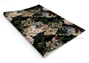 ELEGANCKA OKLEINA LAMINOWANA kwiaty vintage 