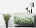 Okleina meblowa laminowana rośliny liście