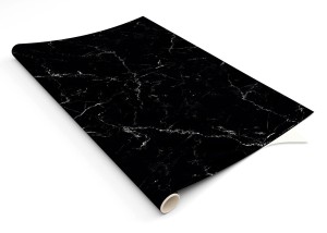 CZARNY KAMIEŃ elegancka okleina meblowa laminowana