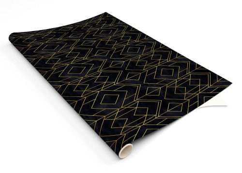 GEOMETRYCZNY ZŁOTY WZÓR okleina NA MEBLE SZAFĘ