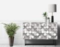 SZARE KÓŁKA 3D okleina laminowana samoprzylepna