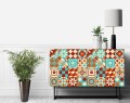 Samoprzylepna okleina Patchwork retro styl 
