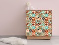 Samoprzylepna okleina Patchwork retro styl 