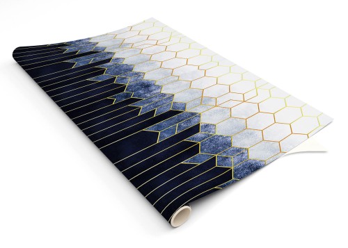 ELEGANCKIE HEKSAGONY okleina meblowa Z LAMINATEM