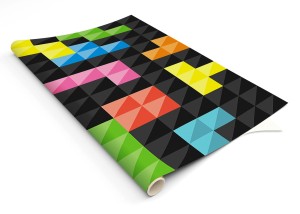 SAMOPRZYLEPNA OKLEINA MEBLOWA TETRIS KLOCKI