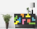 SAMOPRZYLEPNA OKLEINA MEBLOWA TETRIS KLOCKI