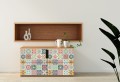 ORIENTALNY PATCHWORK KOLORY okleina na meble blaty