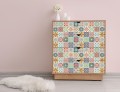 ORIENTALNY PATCHWORK KOLORY okleina na meble blaty
