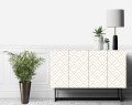 rąby trójkąty złote wzory okleina laminowana 3D