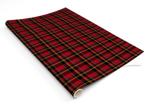 czerwona krata okleina na szafę meble laminowana