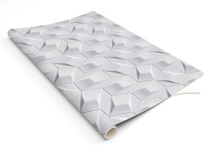 Okleina ozdobna laminowana geometryczny wzór 3D