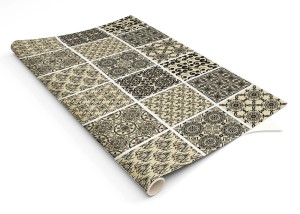 PATCHWORK BEŻOWY okleina samoprzylepna laminowana