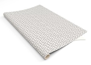 Naklejka LAMINOWANA naklejka geometryczny wzór 3D