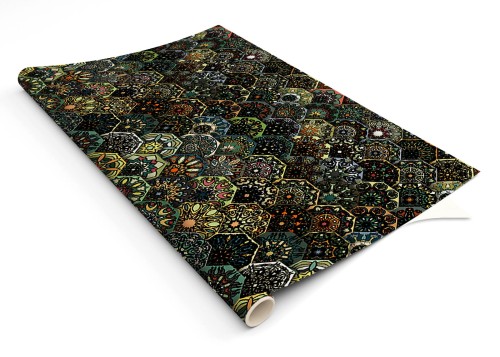 MANDALA okleina na meble laminowana samoprzylepna