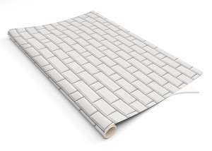 BIAŁA CEGŁA okleina na meble z laminatem