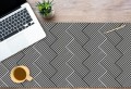 Mata antypoślizgowa ochronna na biurko abstrakcyjny wzór 