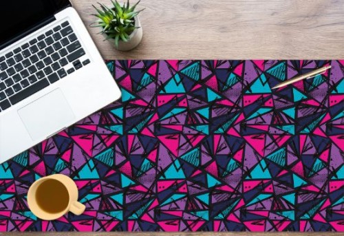 Podkładka antypoślizgowa ochronna na biurko kolorowa mozaika