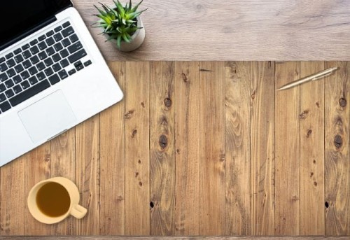 Podkładka antypoślizgowa ochronna na biurko deski vintage 