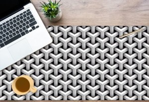 Nowoczesna mata antypoślizgowa na biurko do biura abstrakcja