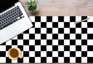 Podkładka antypoślizgowa na biurko SZACHOWNICA 