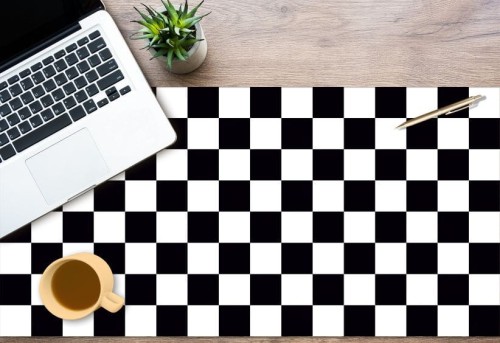 Podkładka antypoślizgowa na biurko SZACHOWNICA 