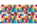 Podkładka antypoślizgowa na biurko KOLOROWA SZACHOWNICA