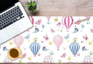 Podkładka mata ochronna na biurko dziecięca balony pastelowe