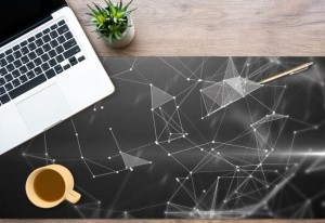 Podkładka mata antypoślizgowa na biurko fizyka wzory 