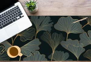 Mata podkładka ochronna na biurko eleganckie liście