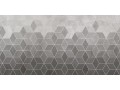 Biurowa mata ochronna antypoślizgowa na biurko szare heksagony