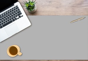 Mata ochronna antypoślizgowa na biurko z IKEA MALM szara grey