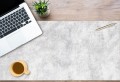 Mata ochronna antypoślizgowa na biurko z IKEA MALM szary beton