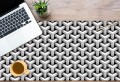 Podkładka ochronna na biurko z IKEA MALM nowoczesna siatka