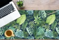 Podkładka antypoślizgowa na biurko z IKEA MALM zielone liście monstera
