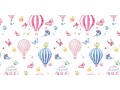 PODKŁADKA ANTYPOŚLIZGOWA na biurko z IKEA MALM dla dzieci pastelowe balony