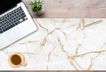 PODKŁADKA ochronna na biurko z IKEA MALM gold marble