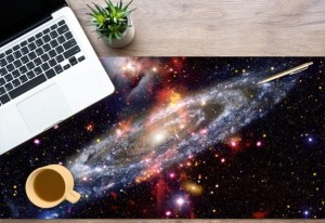 PODKŁADKA ochronna na biurko z IKEA MALM kosmos galaktyka