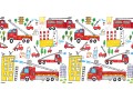 Dziecięca MATA ochronna na biurko z IKEA MALM dla chłopca straż pożarna